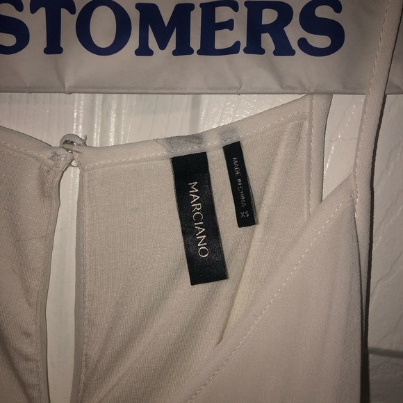 White Marciano cold shoulder flowy top - Picture 4 of 6